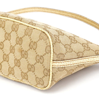 Gucci 07198 Beige GG Boat Pochette