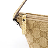Gucci 07198 Beige GG Boat Pochette