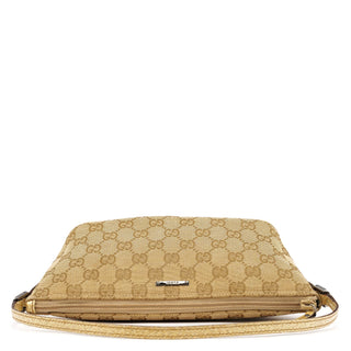 Gucci 07198 Beige GG Boat Pochette