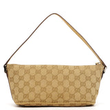 Gucci 07198 Beige GG Boat Pochette