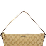 Gucci 07198 Beige GG Boat Pochette