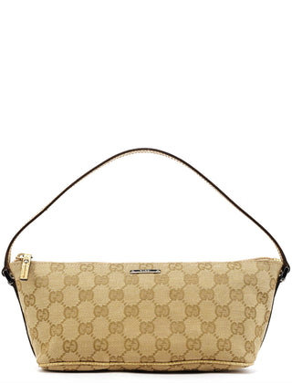 Gucci 07198 Beige GG Boat Pochette
