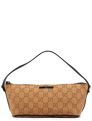 Gucci 07198 Beige GG Boat Pochette