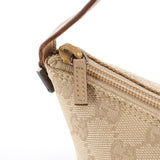 Gucci 07198 Beige GG Boat Pochette