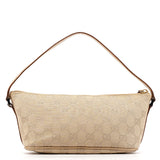 Gucci 07198 Beige GG Boat Pochette