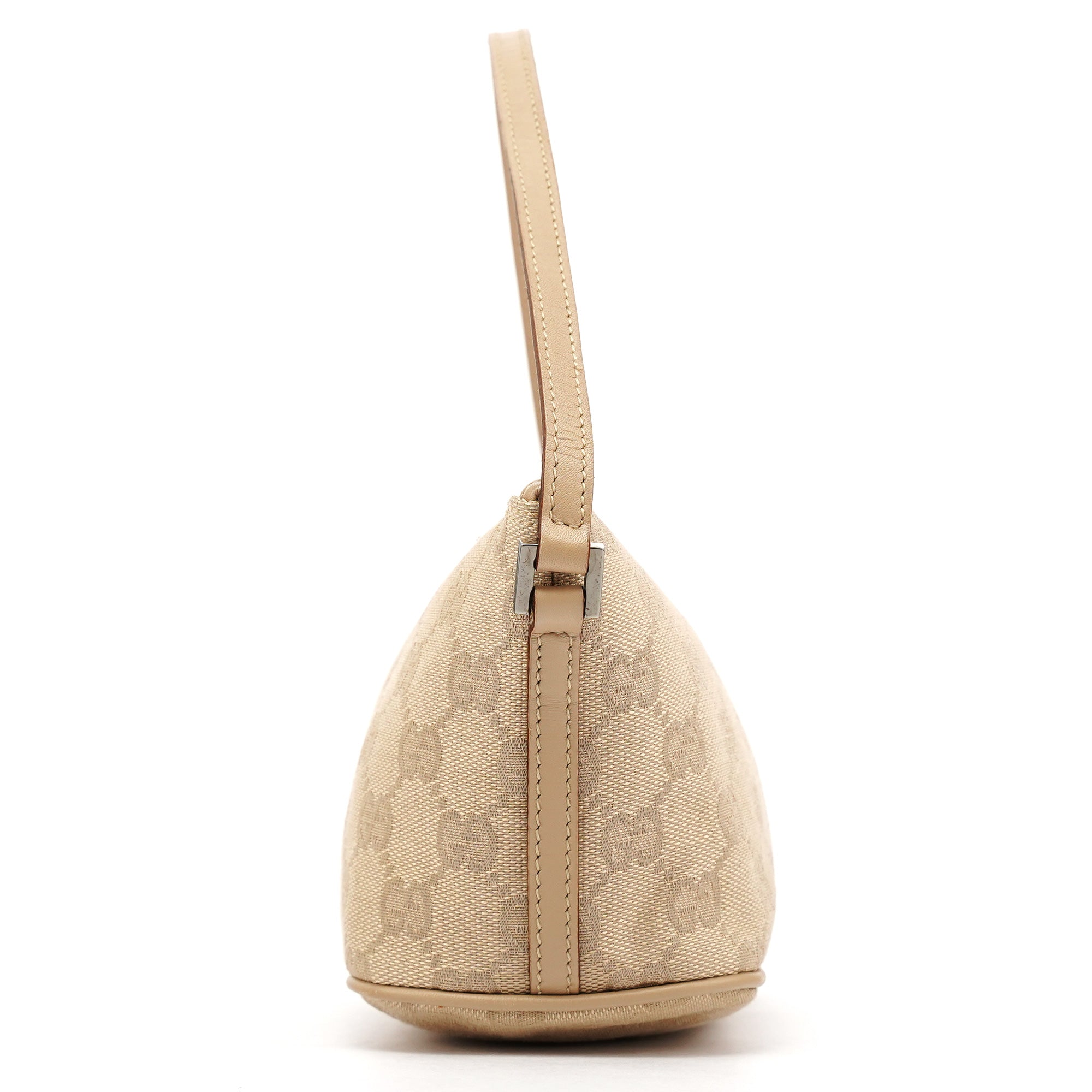 Gucci 07198 Beige GG Boat Pochette