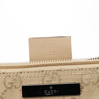 Gucci 07198 Beige GG Boat Pochette