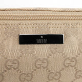 Gucci 07198 Beige GG Boat Pochette