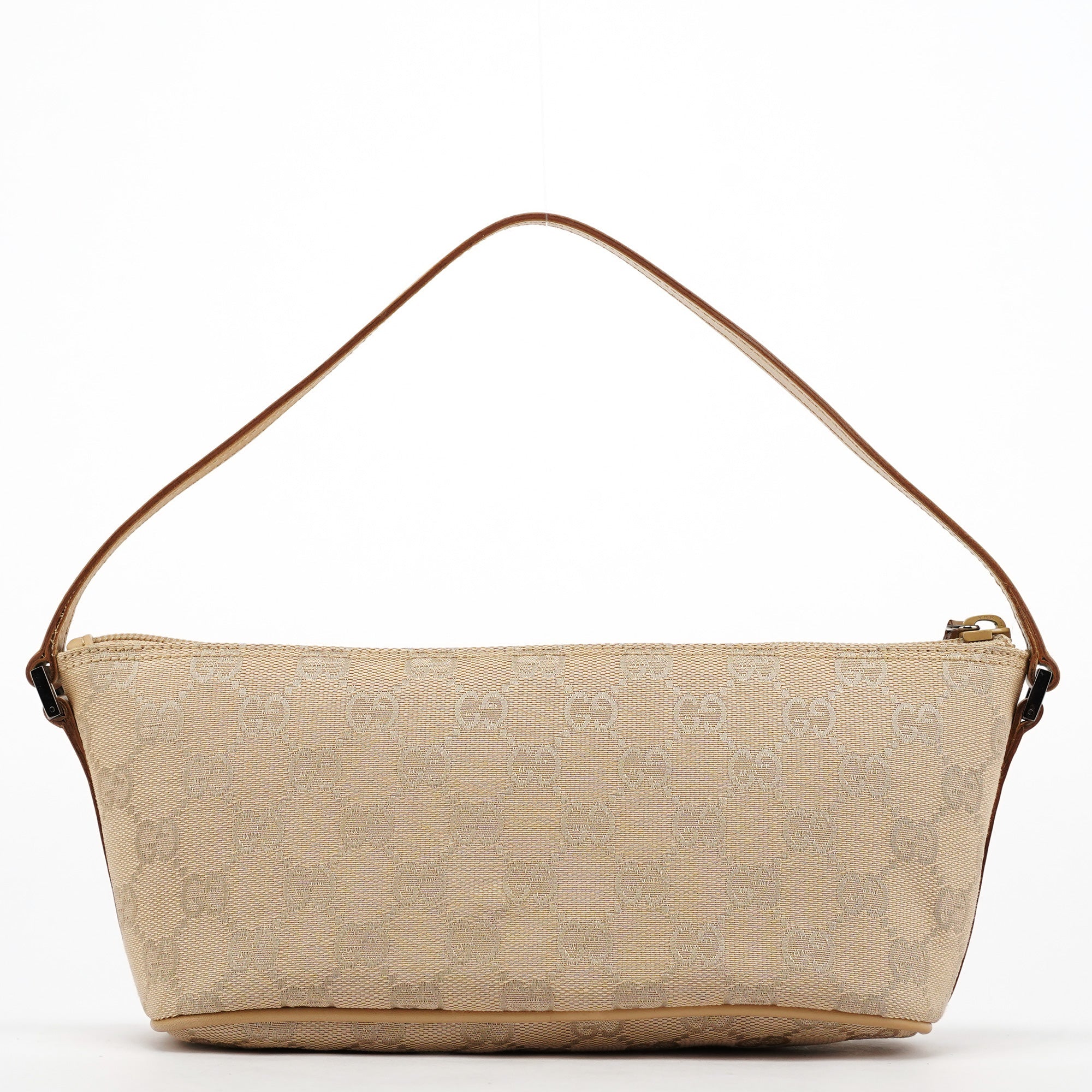Gucci 07198 Beige GG Boat Pochette