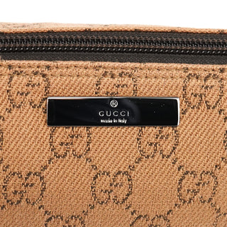 Gucci 07198 Beige GG Boat Pochette