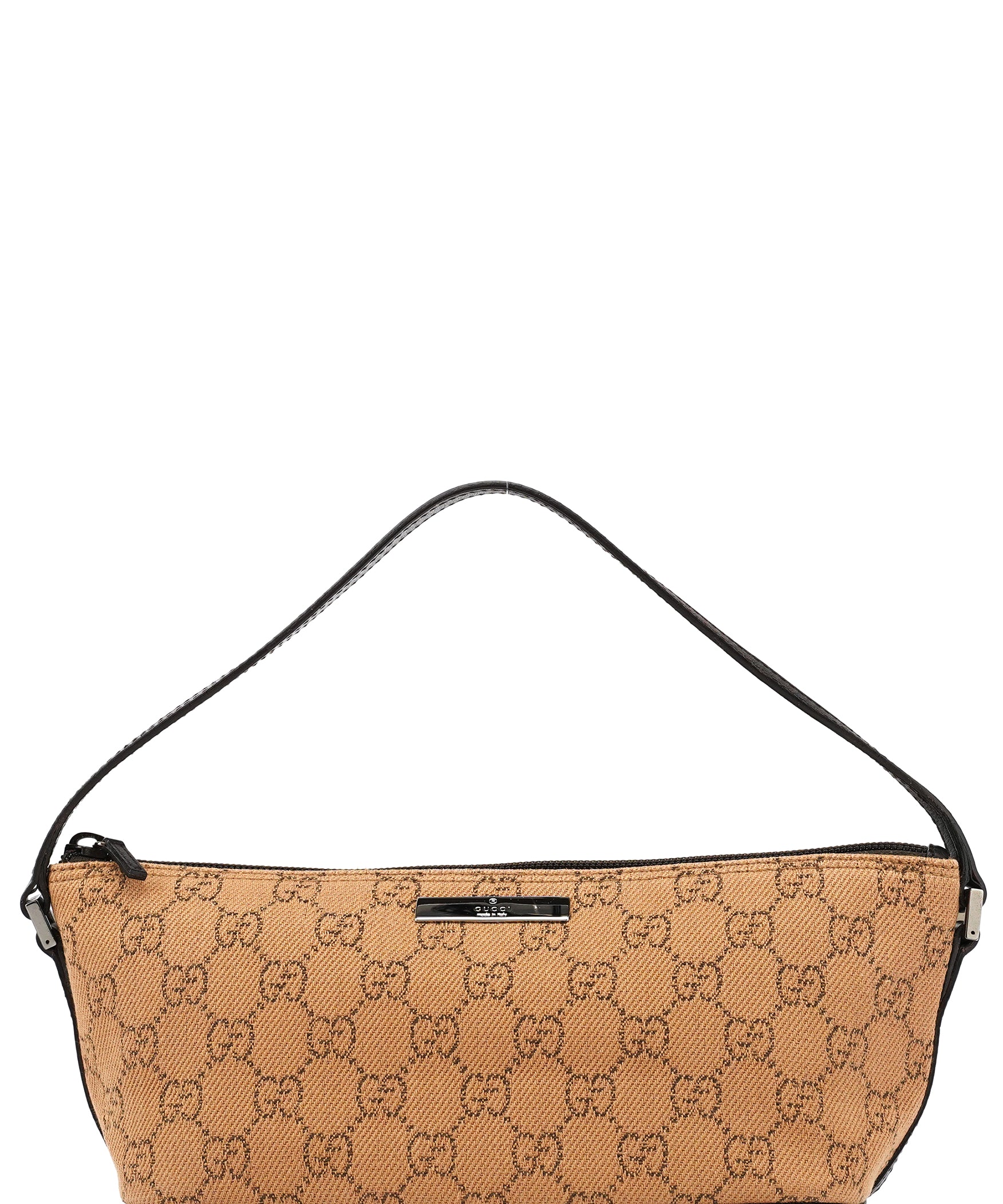 Gucci 07198 Beige GG Boat Pochette