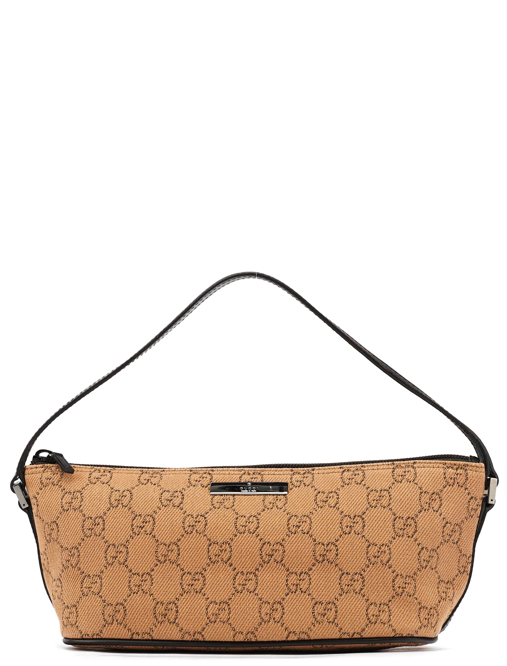 Gucci 07198 Beige GG Boat Pochette