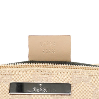 Gucci 07198 Beige GG Boat Pochette