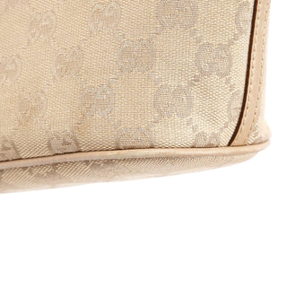 Gucci 07198 Beige GG Boat Pochette