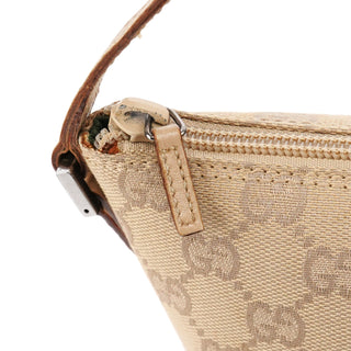 Gucci 07198 Beige GG Boat Pochette