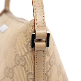 Gucci 07198 Beige GG Boat Pochette
