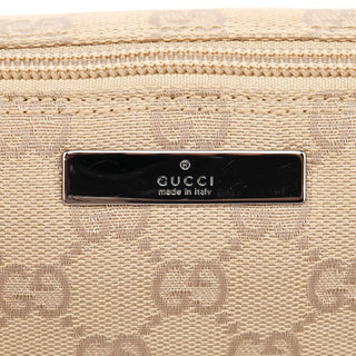 Gucci 07198 Beige GG Boat Pochette