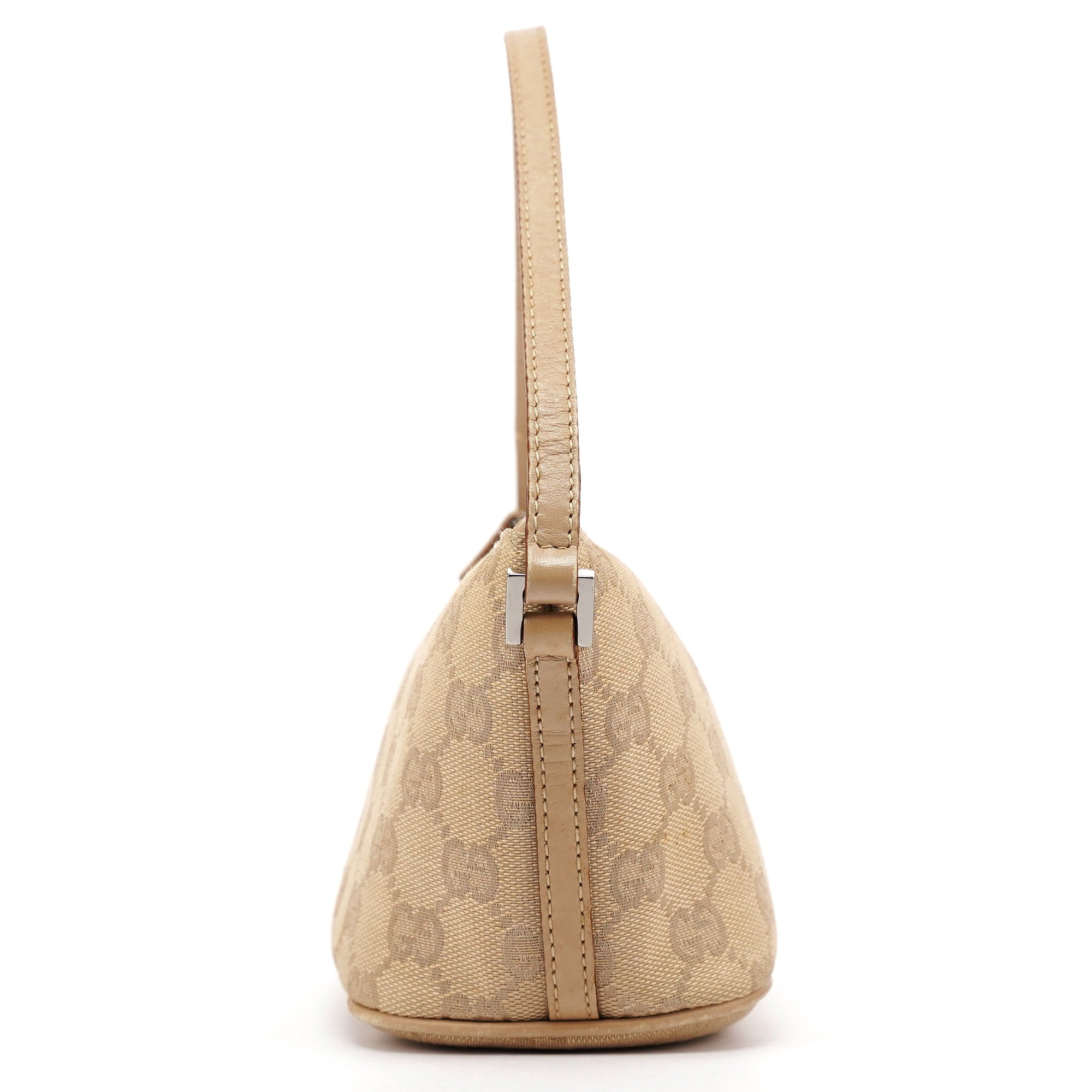 Gucci 07198 GG Boat Pochette en toile GG beige