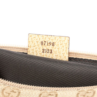 Gucci 07198 Beige GG Boat Pochette