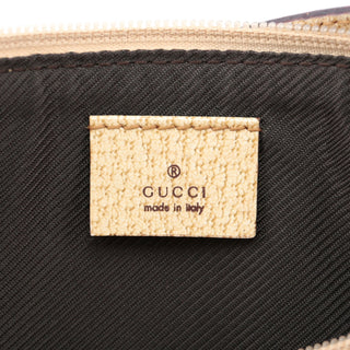 Gucci 07198 Beige GG Boat Pochette