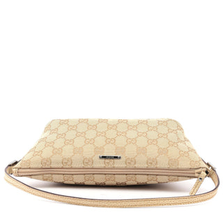 Gucci 07198 Beige GG Boat Pochette