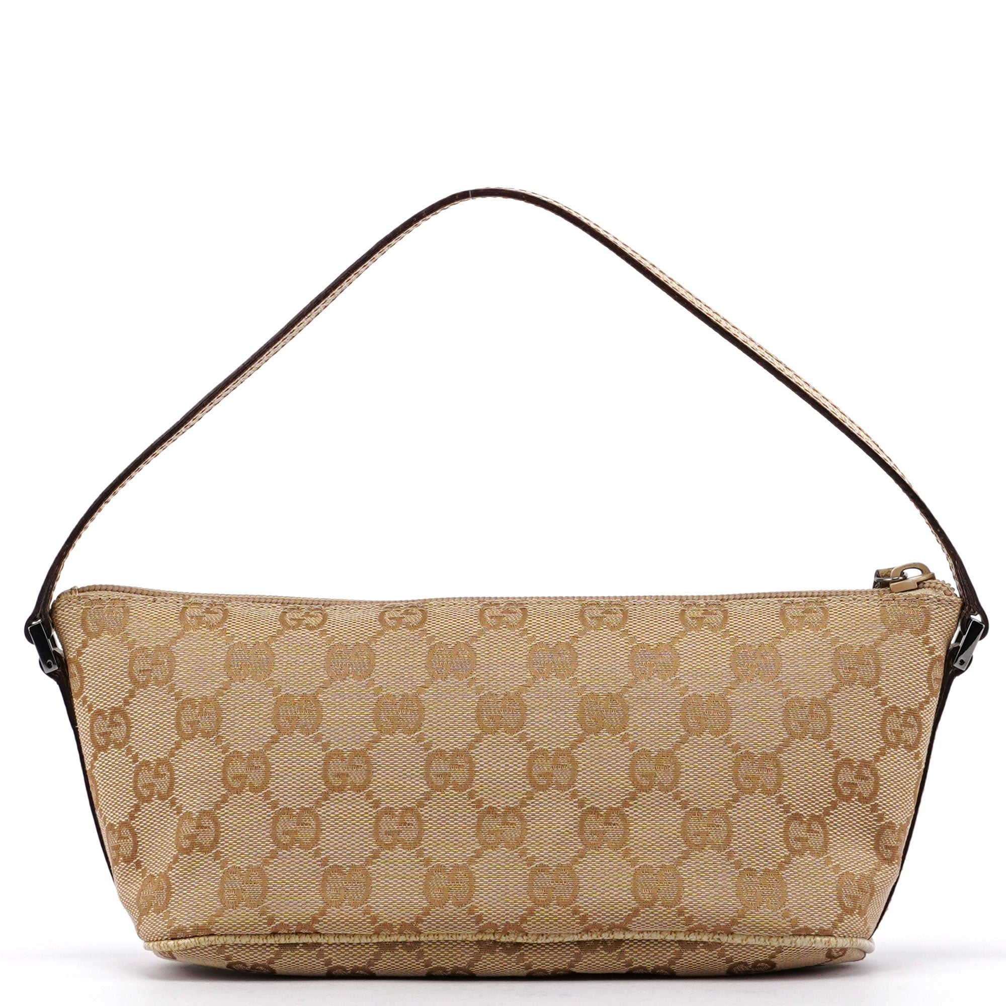 Gucci 07198 Beige GG Boat Pochette