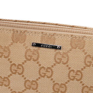 Gucci 07198 Beige GG Boat Pochette