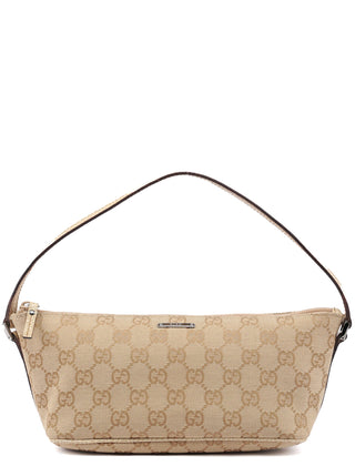 Gucci 07198 Beige GG Boat Pochette