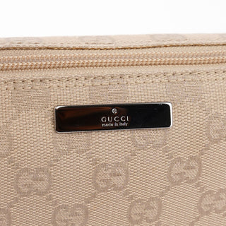 Gucci 07198 Beige GG Boat Pochette