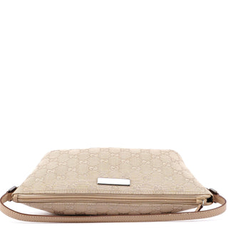 Gucci 07198 Beige GG Boat Pochette