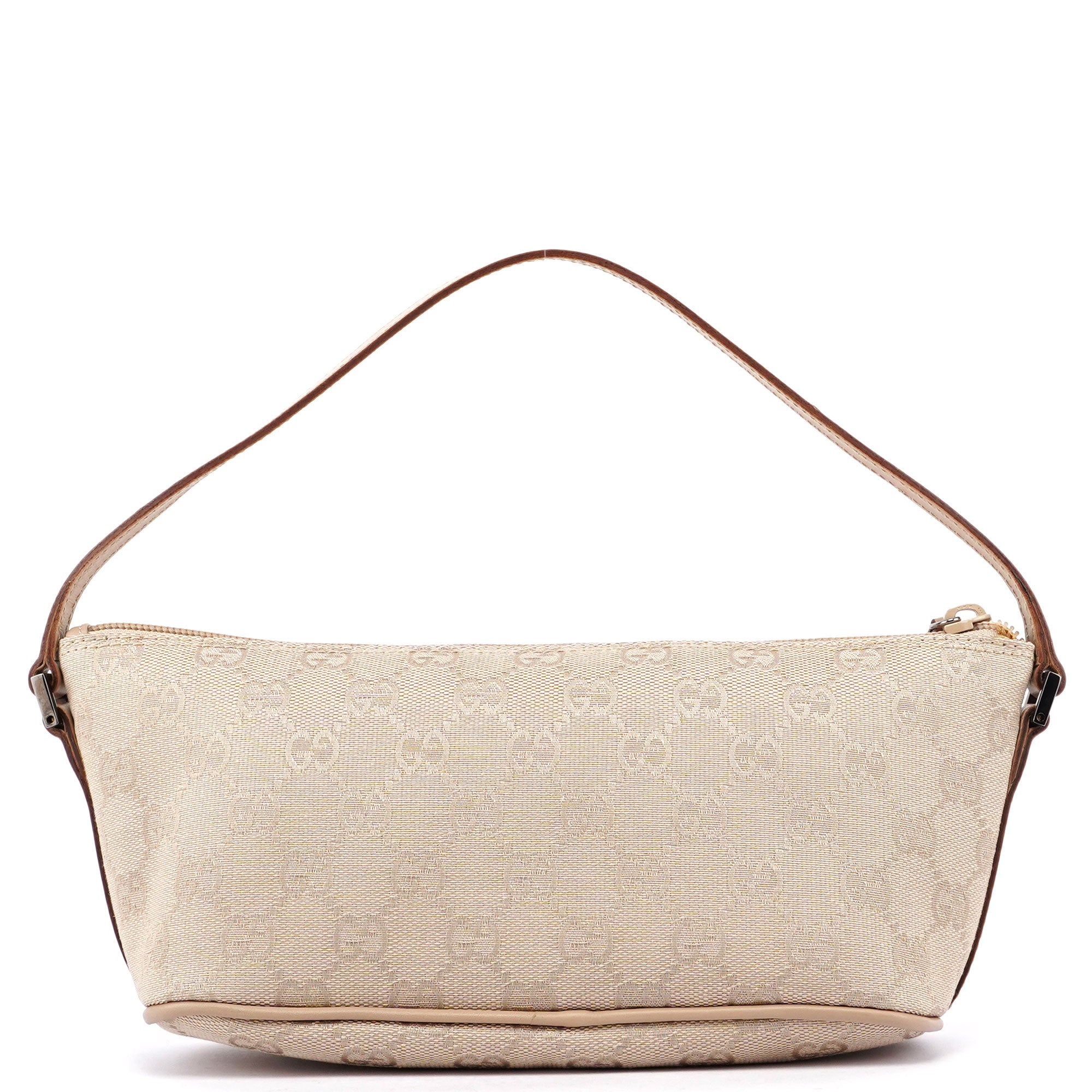 Gucci 07198 Beige GG Boat Pochette