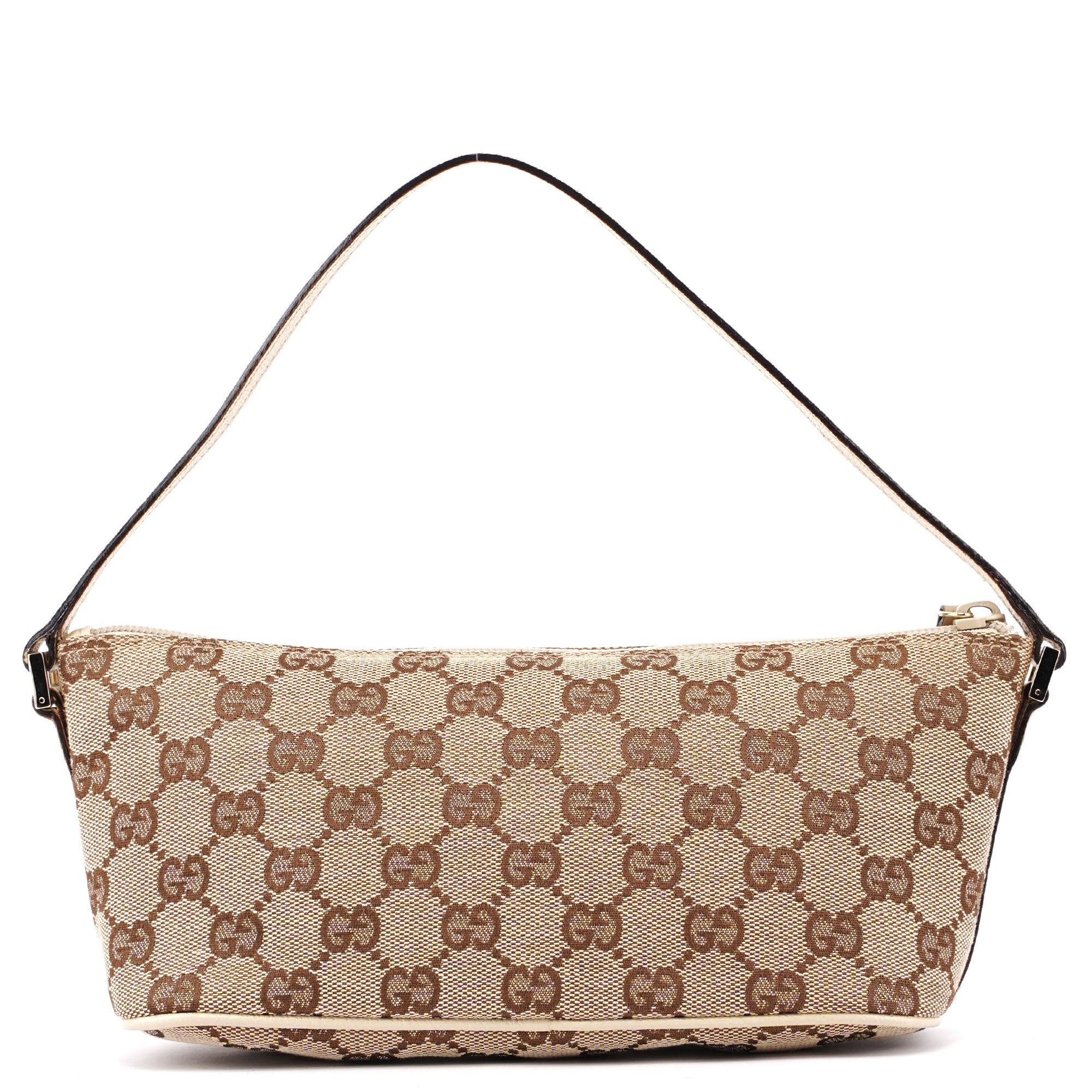 Gucci 07198 Beige GG Boat Pochette