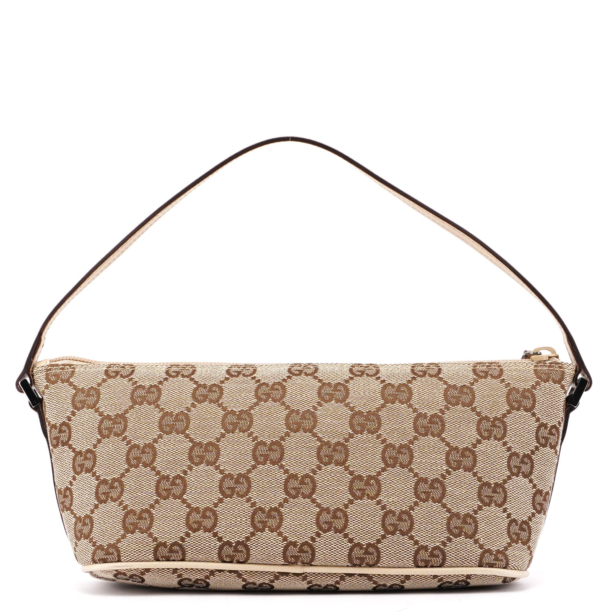 Gucci 07198 Beige GG Boat Pochette