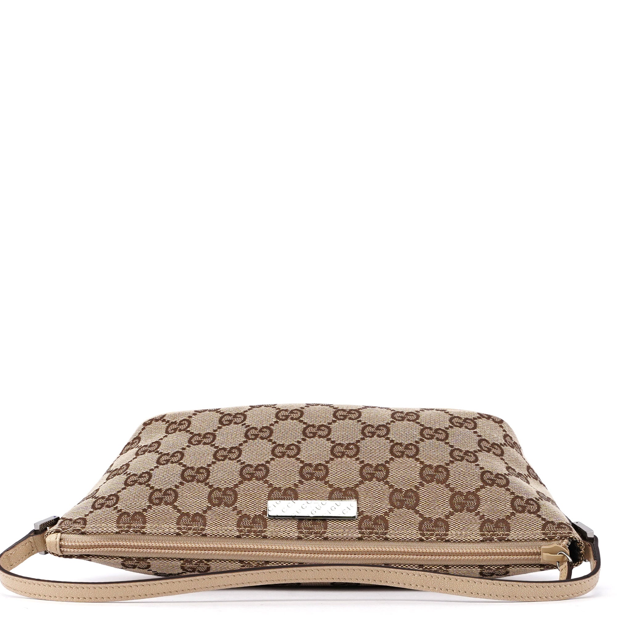 Gucci 07198 Beige GG Boat Pochette