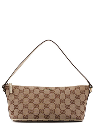 Gucci 07198 Beige GG Boat Pochette