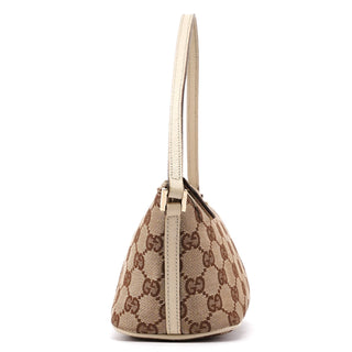 Gucci 07198 Beige GG Boat Pochette