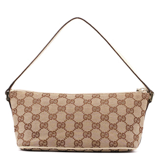 Gucci 07198 Beige GG Boat Pochette