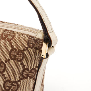 Gucci 07198 Beige GG Boat Pochette