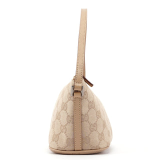 Gucci 07198 Beige GG Boat Pochette