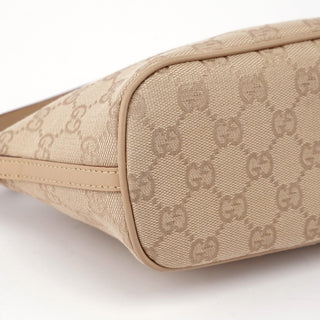 Gucci 07198 Beige GG Boat Pochette