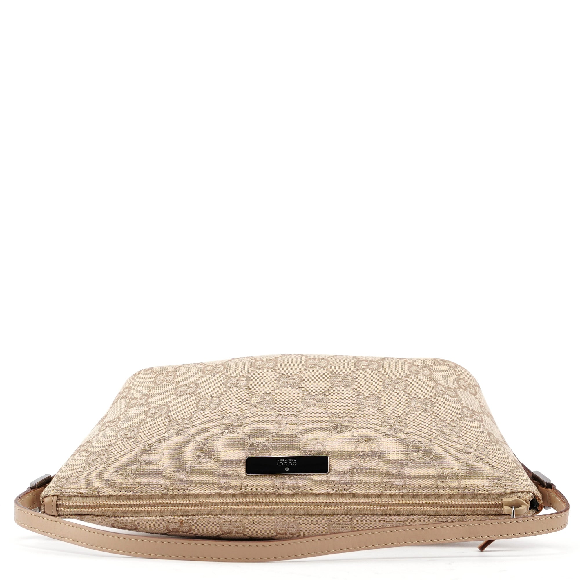 Gucci 07198 Beige GG Boat Pochette