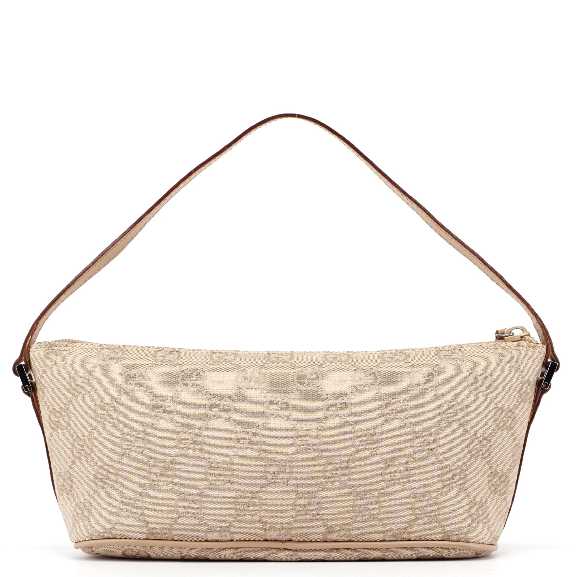 Gucci 07198 Beige GG Boat Pochette