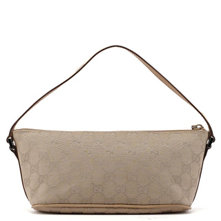 Gucci 07198 Beige GG Boat Pochette