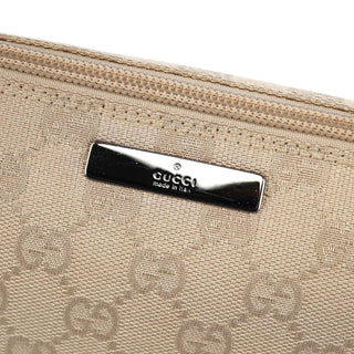 Gucci 07198 Beige GG Boat Pochette