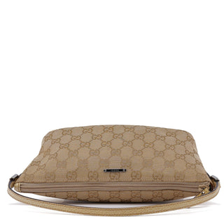 Gucci 07198 Beige GG Boat Pochette