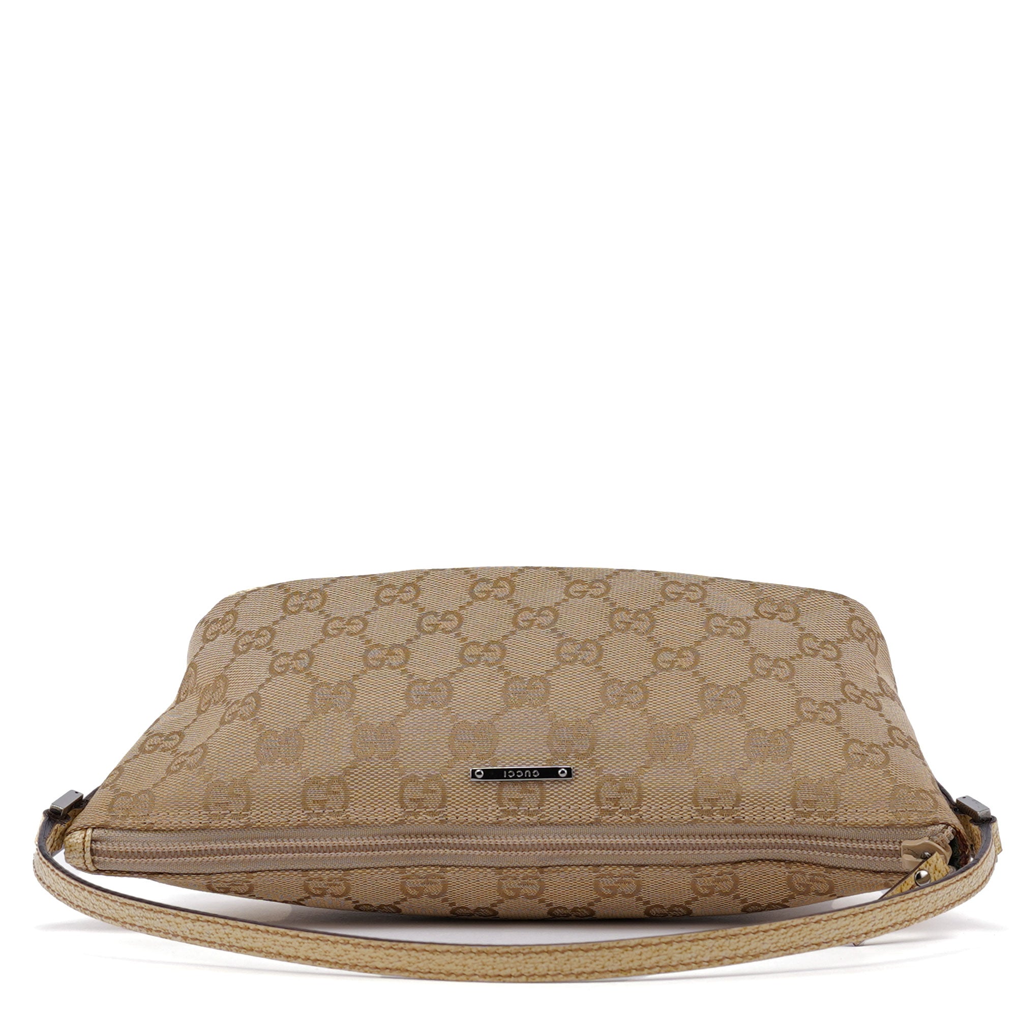 Gucci 07198 Beige GG Boat Pochette