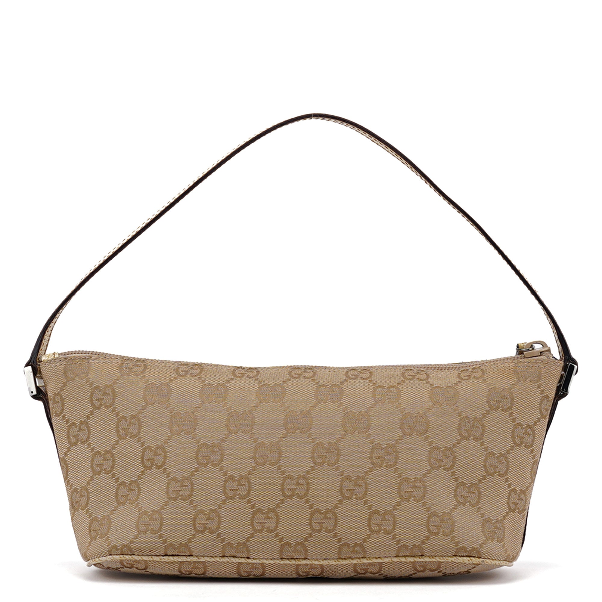 Gucci 07198 GG Boat Pochette in Beige
