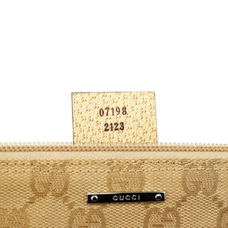 Gucci 07198 Beige GG Boat Pochette