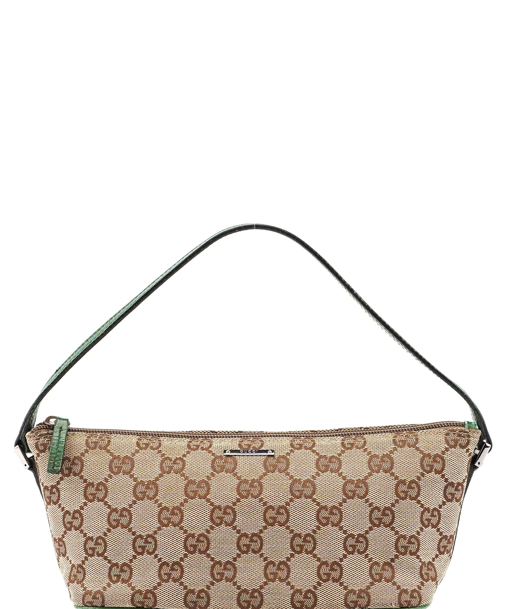 Gucci 07198 Beige Green GG Boat