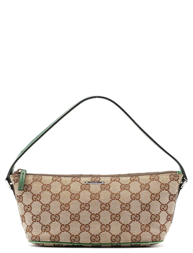 Gucci 07198 Beige Green GG Boat